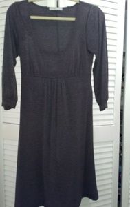 Charlotte Russe simple heather gray M scoop neck